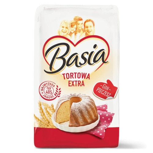 Mąka pszenna tortowa typ 405 Basia Tortowa Extra 1kg