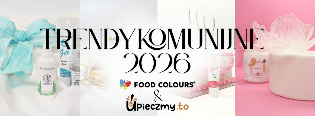 Komunijne trendy 2026: Pastele, złoto i nowoczesne tekstury. Inspiracje z Food Colours